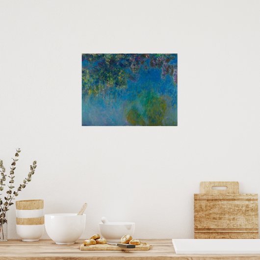 モネ – 藤 ポスター (キッチン)