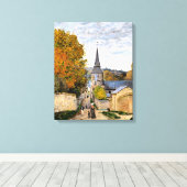 モネ – 通りインサンアドレ キャンバスプリント (インサイチュ (ウッドフロア))