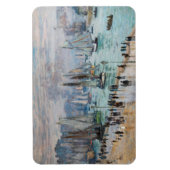 モネ – 魚釣りボー離れトズザハーバールアーブル マグネット (縦)