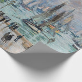 モネ – 魚釣りボー離れトズザハーバールアーブル ラッピングペーパー (角)