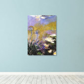 モネ – 1914年～1917年アガパンツェ キャンバスプリント (インサイチュ (ウッドフロア))