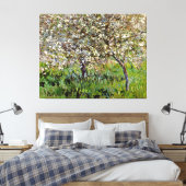 モネ – Apple Trees in開花 キャンバスプリント (インサイチュ (寝室))