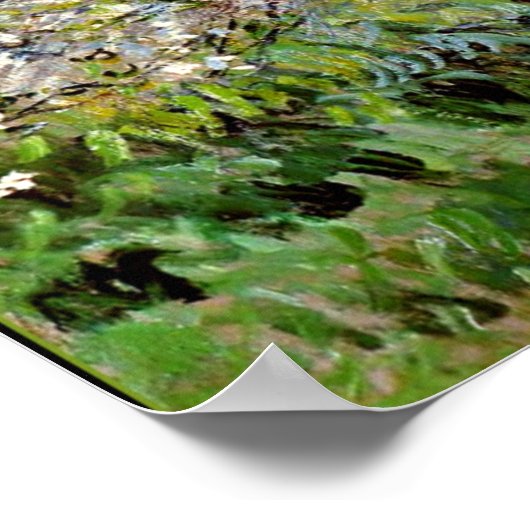 モネ – Apple Trees in開花 ポスター (角)