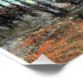 モネ – Gare St. Lazare、列車の到着 ポスター (コーナー)