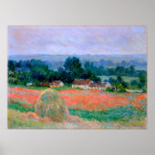 モネ – Haystack At Giverny 1886 ポスター (正面)