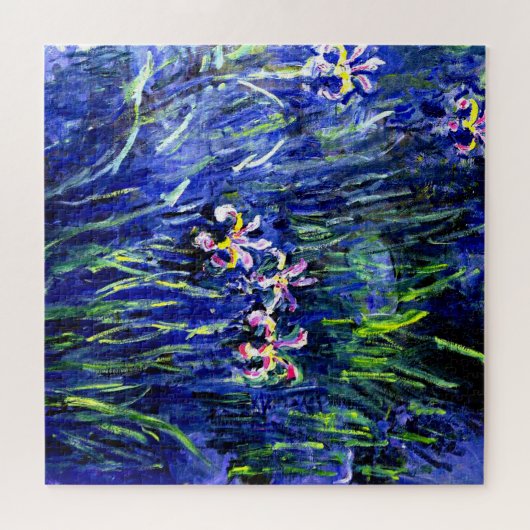 モネ – Irises ジグソーパズル (横)