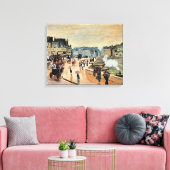 モネ – Le Pont Neuf、印象派絵画家 キャンバスプリント (インサイチュ (リビング))