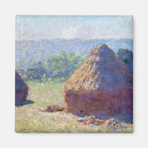 モネ(Stacks of Wheat) (End of Summer) マグネット
