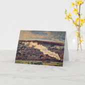 モネ – The Train, 1872, カード (黄色い花)