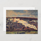 モネ – The Train, 1872, ポストカード (正面/裏面)