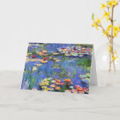 モネ – Water Lilies, 1916，カード カード (黄色い花)