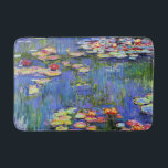 モネ – Water Lilies, 1916, バスマット<br><div class="desc">クロード・モネ絵画の有名な睡蓮， 1916</div>