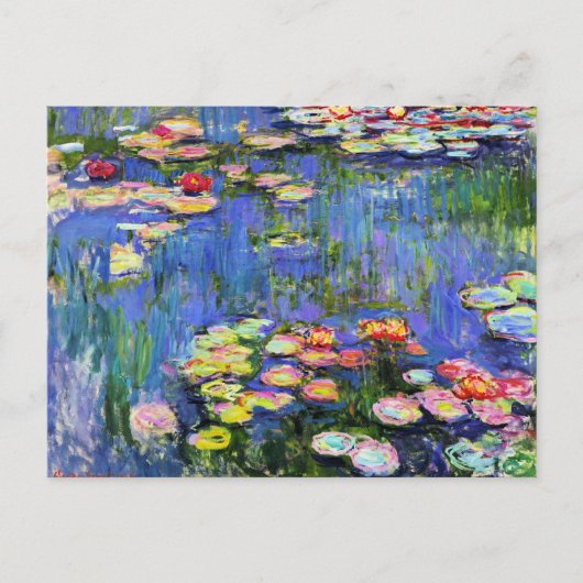 モネ – Water Lilies, 1916, ポストカード (正面)