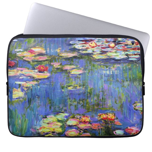 モネ – Water Lilies, 1916,  ラップトップスリーブ (正面)