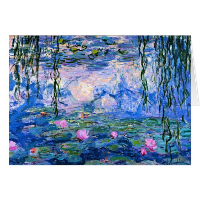 モネ – Water Lilies, 1919年アートワーク (正面横)