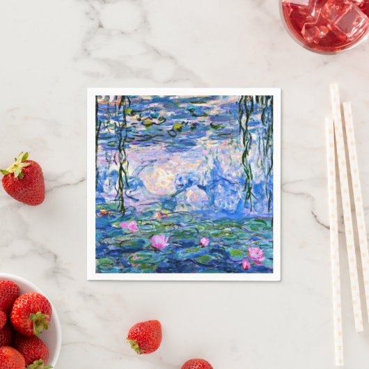モネ – Water Lilies, 1919, スタンダードカクテルナプキン (インサイチュ)