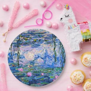 モネ – Water Lilies, 1919, ペーパープレート