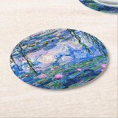 モネ – Water Lilies, 1919, ラウンドペーパーコースター (アングル)