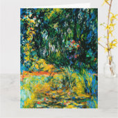 モネ – Water Lily Pond, 1918, カード (黄色い花)