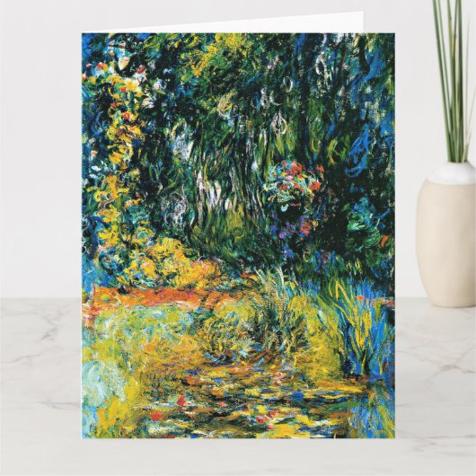 モネ – Water Lily Pond, 1918, カード (正面)