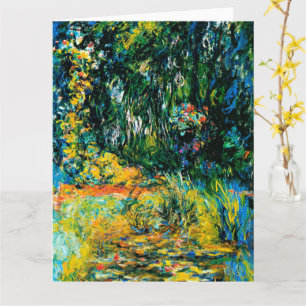 モネ – Water Lily Pond, 1918, カード