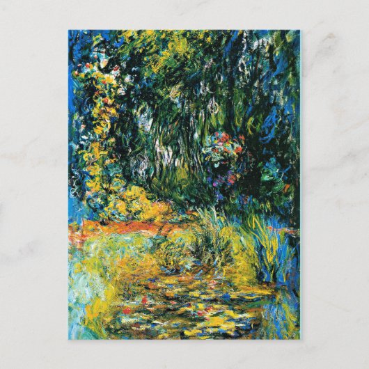 モネ – Water Lily Pond, 1918, シーズンポストカード (正面)