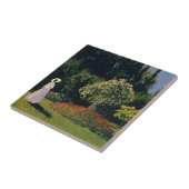 モネ – Woman in Garden タイル (側面)