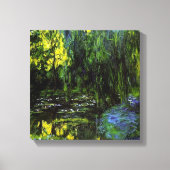 モネWEEPING WILLOWS Streted Canvas Print キャンバスプリント (正面)