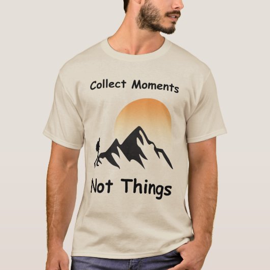 モノではなく思い出を Tシャツ (正面)