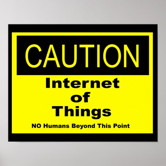 モノのインターネット IoT 注意喚起サイン ポスター (正面)