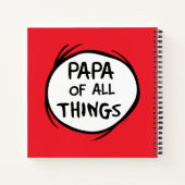 モノの1 モノの2 - あらゆるもののパパ ノートブック (裏面)