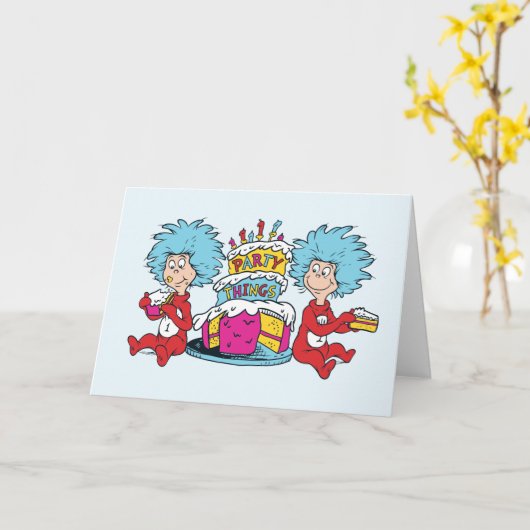 モノの1 モノの2 パーティー モノたち カード (黄色い花)