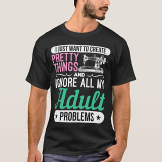 モノを作成する大人の問題を無視裁縫, Nitti Tシャツ