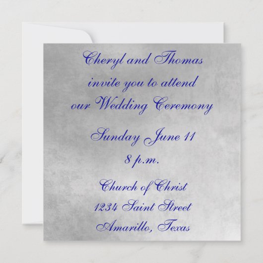 モノエレガントグラム招待状J 招待状 (裏面)