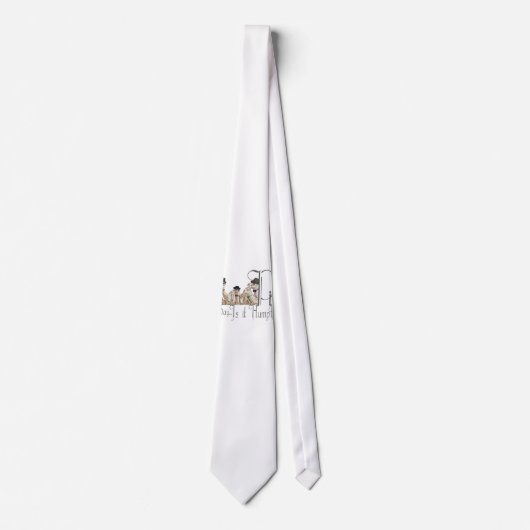 モノクおもしろいレスのハンプデイラクレス ネクタイ (正面)