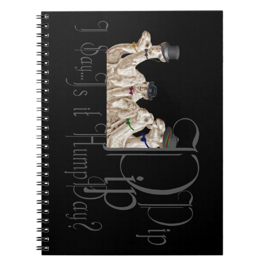 モノクおもしろいレスのハンプデイラクレス ノートブック (正面)