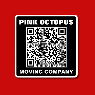 モノクはっきりしたロQRコード防水車 シール