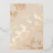 モノクエレガントロモダンワ金箔招待状 箔招待状 (裏面)