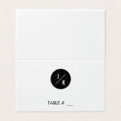 モノクシンプルロ円座席表 – 折り曲げ (外部フラット)