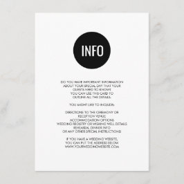 モノクシンプルロ円詳細/情報カード エンクロージャーカード