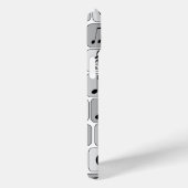 モノクスタイリッシュロ幾何学音符のパターン Case-Mate iPhoneケース (裏面 / 右)