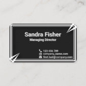 モノクモダンロ名刺 名刺 (正面)