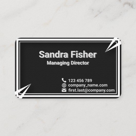 モノクモダンロ名刺 名刺 (正面)