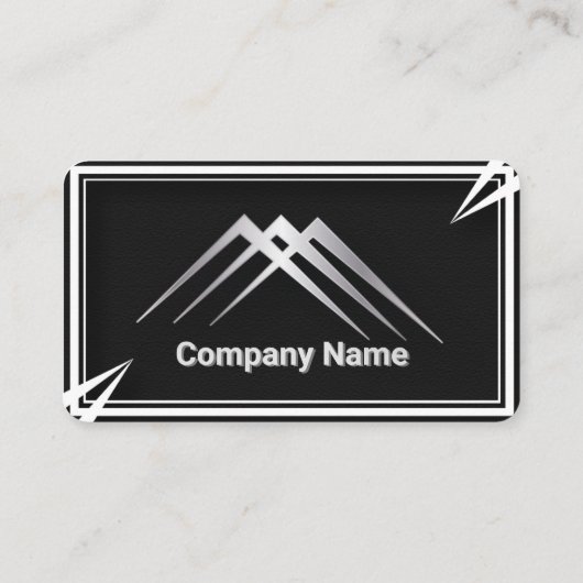 モノクモダンロ名刺 名刺 (裏面)