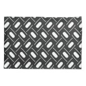 モノクモダンロ幾何学的 枕カバー (裏面)