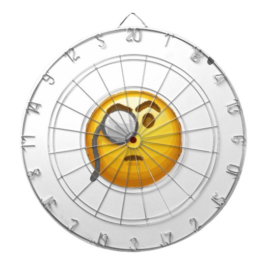 モノクルと絵文字 ダーツボード (正面)