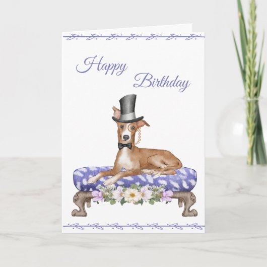 モノクルのグレイハウンド カード (正面)