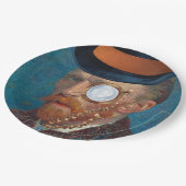 モノクレヴァンゴッホイントップハット9インチ紙プレート ペーパープレート (アングル)