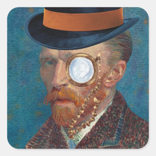 モノクレヴァンゴッホネックレス スクエアシール (正面)