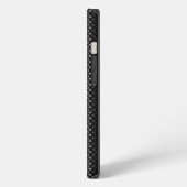 モノクロでおしゃれなパターン iPhoneケース (左側面)
